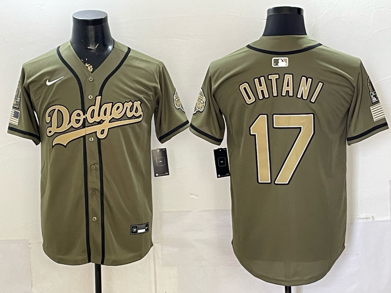 Men Los Angeles Dodgers #17 Ohtani green Game 2026 Nike MLB Jersey 052901->los angeles dodgers->MLB Jersey